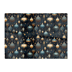 Christmas Decorations Glass Chopping Board