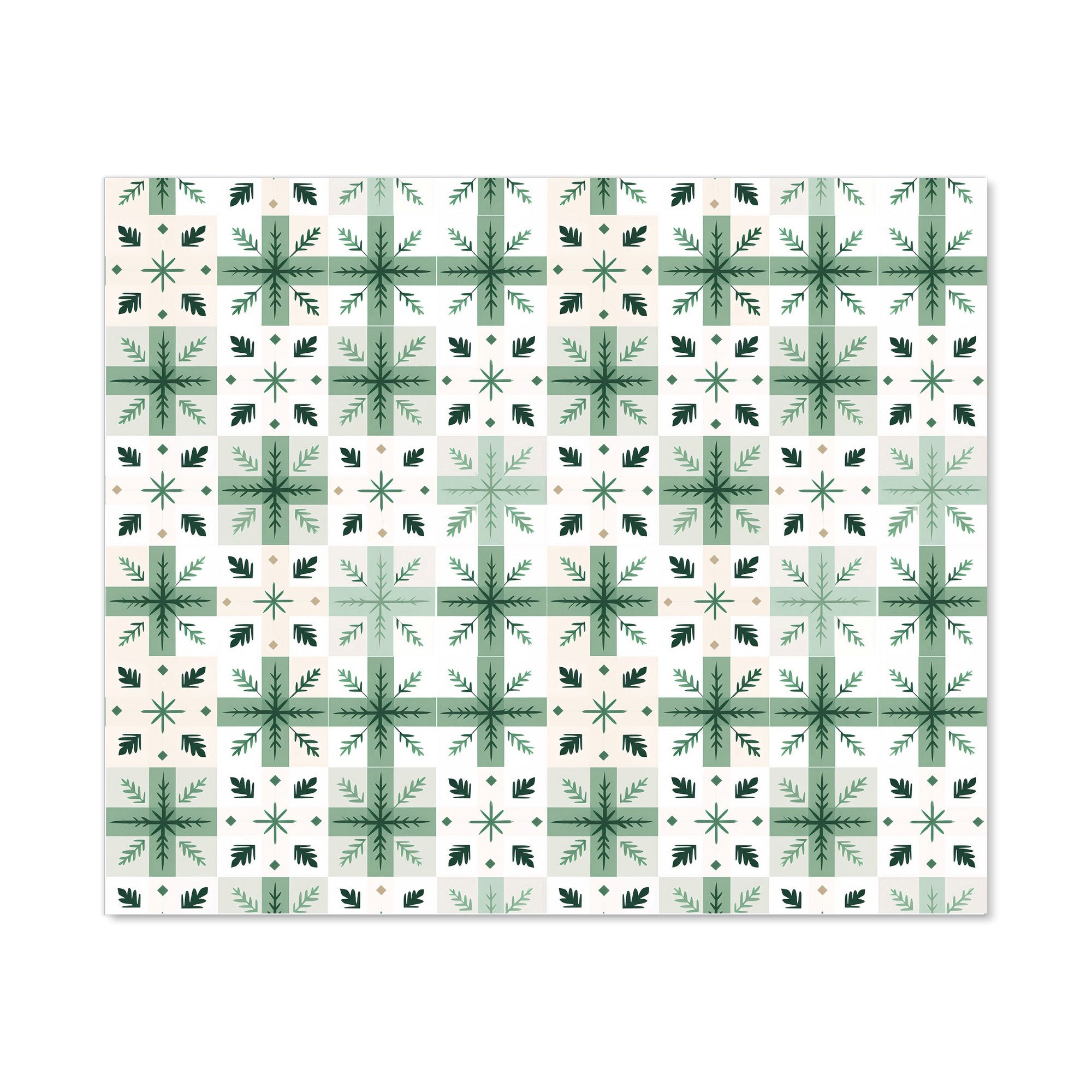 Christmas Quilting Squares, Geometric Kitchen Splashback