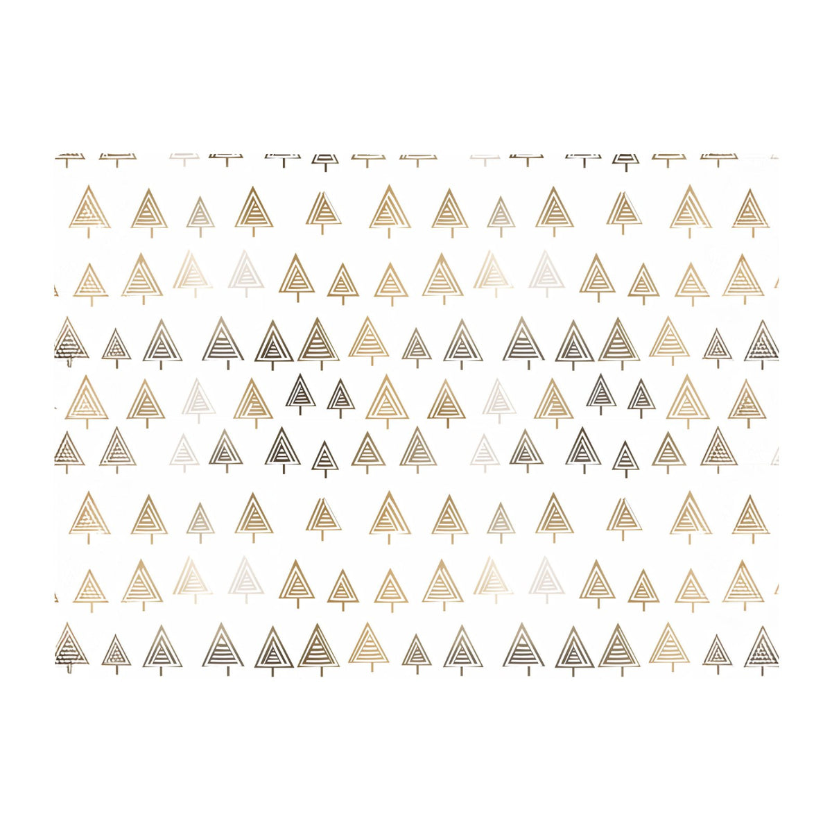 Geometric Christmas Tree Pattern Glass Chopping Board
