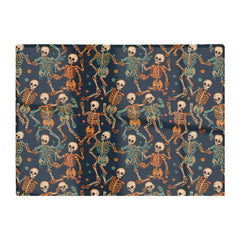 Dancing Skeletons Glass Chopping Board