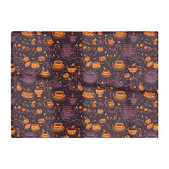 Wicked Witches Bubbling Cauldrons Glass Chopping Board