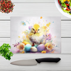 Easter Chick Splashart Chopping Board