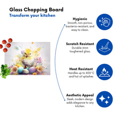 Easter Chick Splashart Chopping Board
