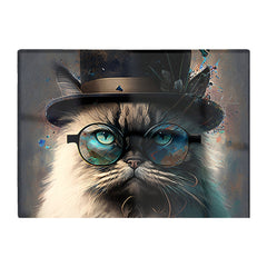 Birman Cat Face Splashart Chopping Board