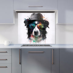 Border Collie Dog Kitchen Splashback