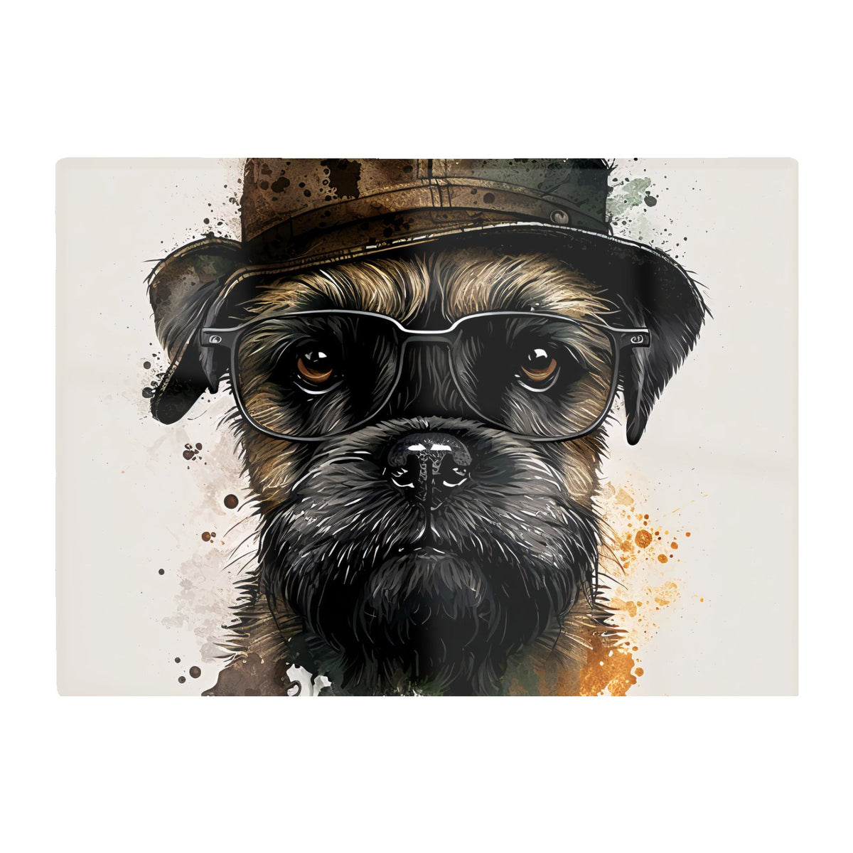 Border Terrier Dog Chopping Board