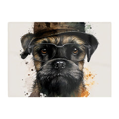Border Terrier Dog Chopping Board