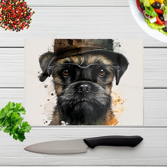 Border Terrier Dog Chopping Board