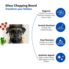 Border Terrier Dog Chopping Board