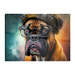 Boxer Dog Splashart Chopping Board