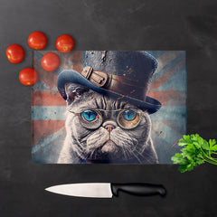 British Shorthair Cat Chopping Board
