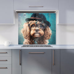 Cavapoo Dog Splashart Kitchen Splashback