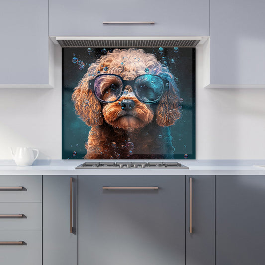 Cavapoo Dog Face Splashart Kitchen Splashback