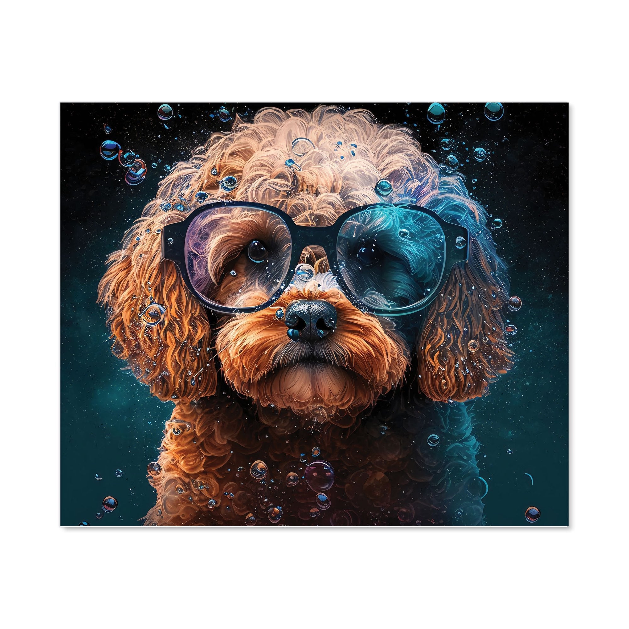 Cavapoo Dog Face Splashart Kitchen Splashback