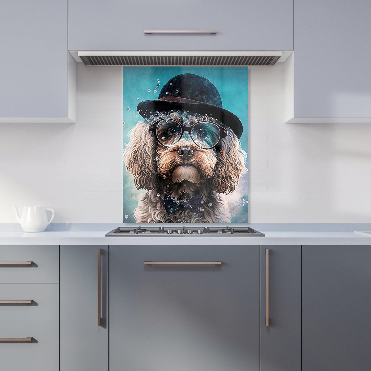 Cockapoo Dog Splashart Kitchen Splashback