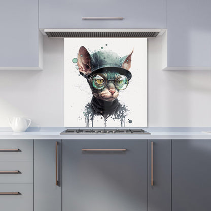 Cornish Rex Cat Splashart Kitchen Splashback