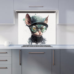 Cornish Rex Cat Splashart Kitchen Splashback
