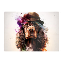 English Cocker Spaniel Splashart Chopping Board