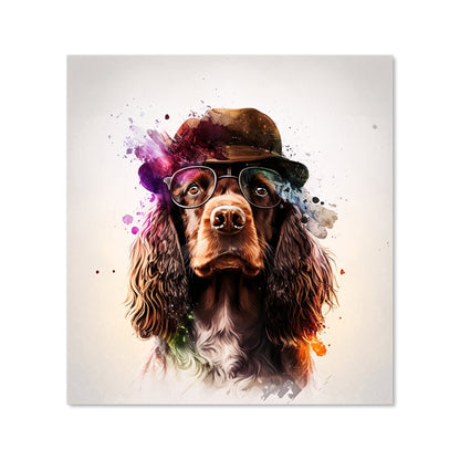 English Cocker Spaniel Splashart Kitchen Splashback