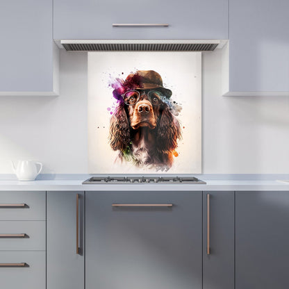 English Cocker Spaniel Splashart Kitchen Splashback