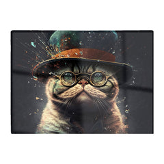 Shorthair Cat Splashart Chopping Board