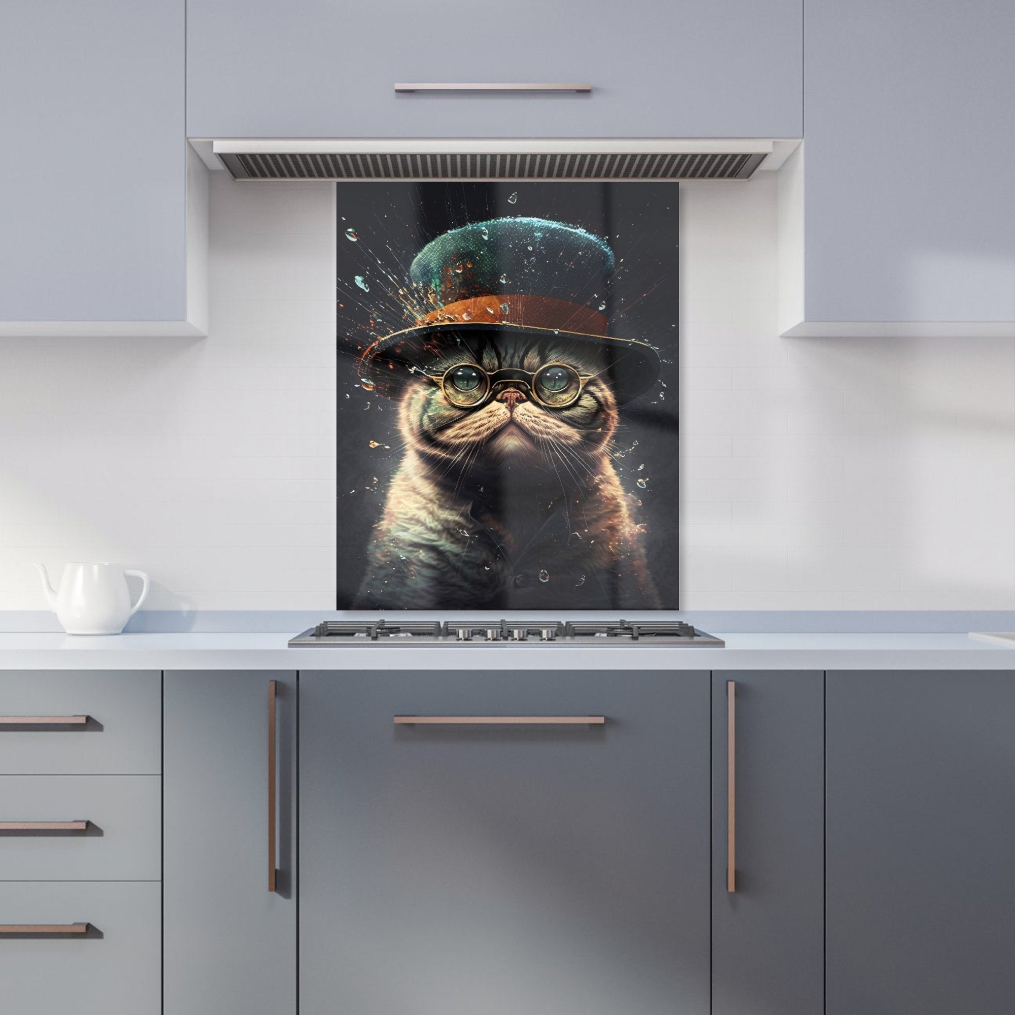 Shorthair Cat Splashart Kitchen Splashback