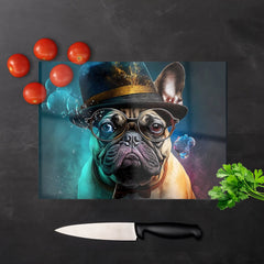French Bulldog Splashart Chopping Board