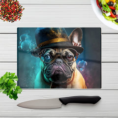 French Bulldog Splashart Chopping Board