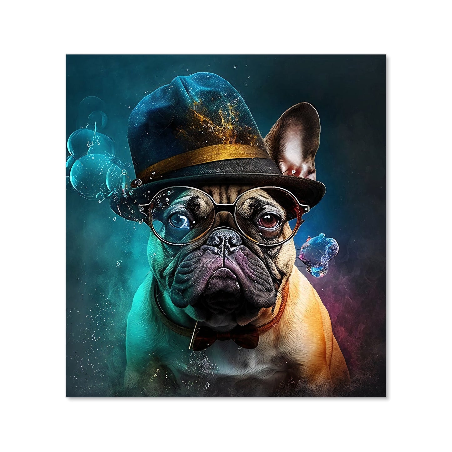 French Bulldog Splashart Kitchen Splashback