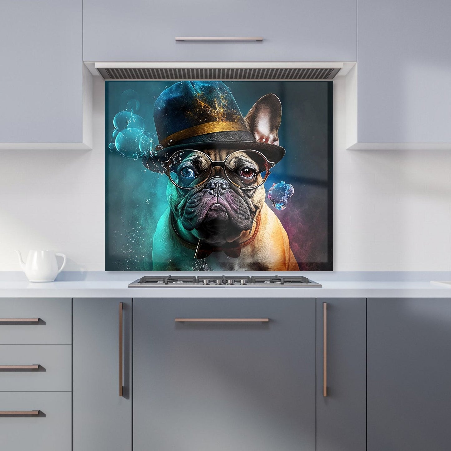 French Bulldog Splashart Kitchen Splashback