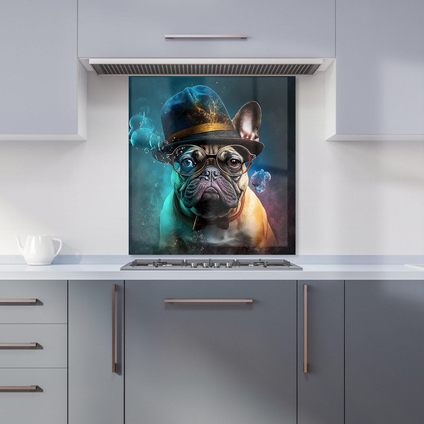 French Bulldog Splashart Kitchen Splashback