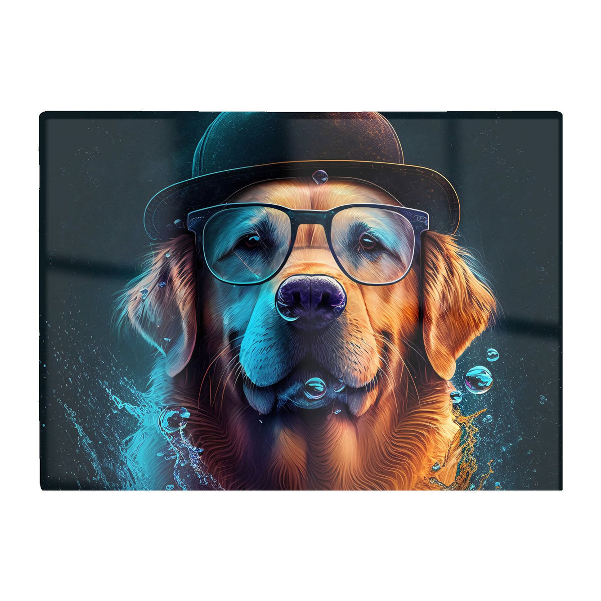 Golden Retriever Dog Chopping Board