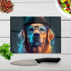 Golden Retriever Dog Chopping Board