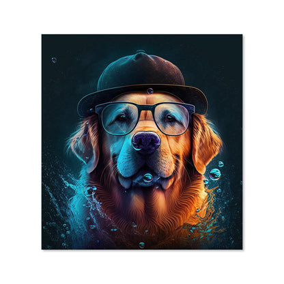 Golden Retriever Dog Kitchen Splashback