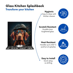 Hungarian Vizsla Dog Kitchen Splashback
