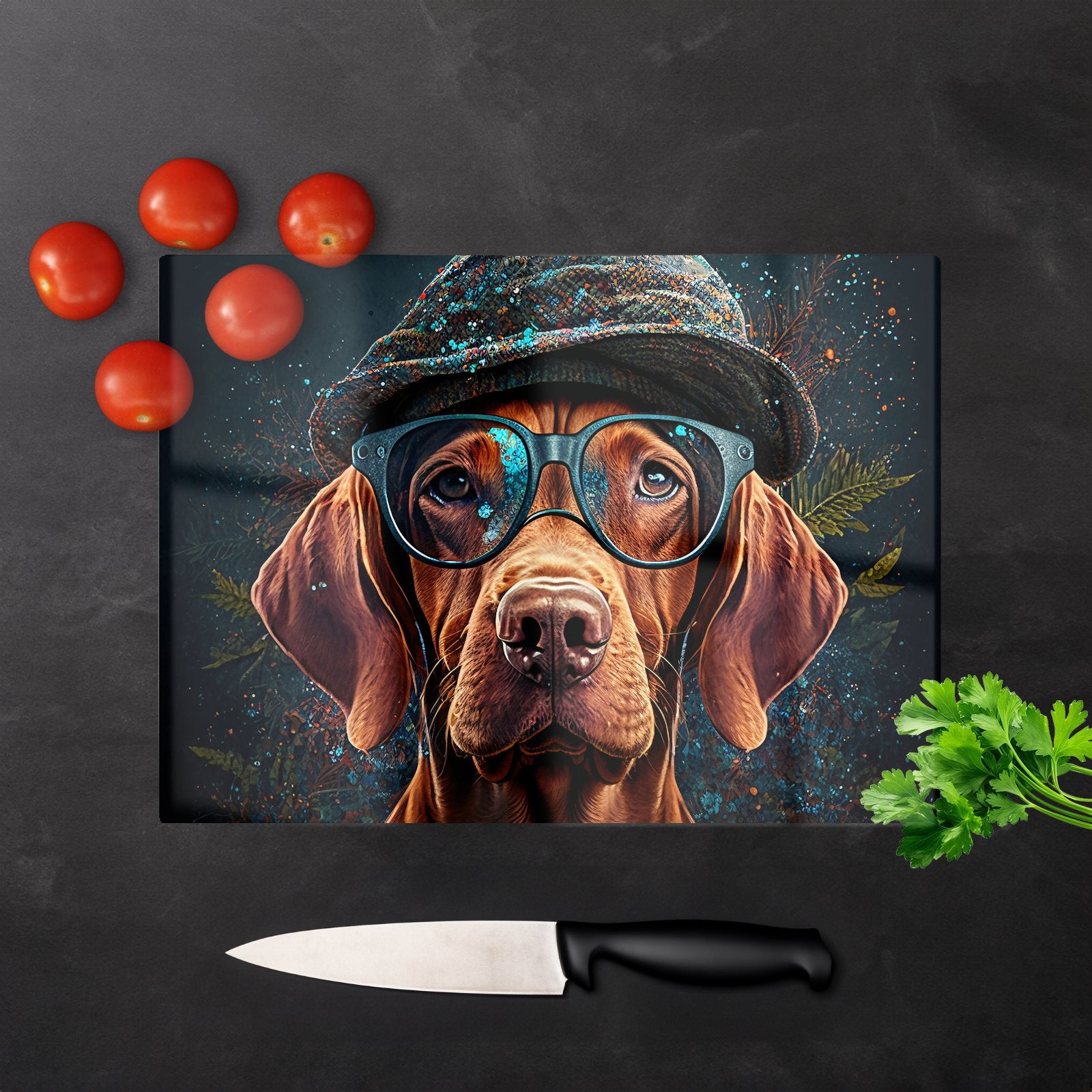 Hungarian Vizsla Dog Chopping Board