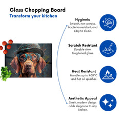 Hungarian Vizsla Dog Chopping Board