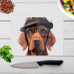Hungarian Vizsla Dog Splashart Chopping Board
