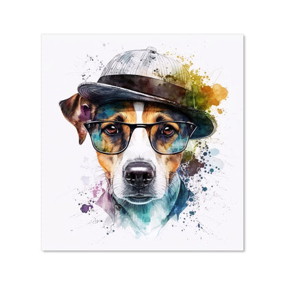 Jack Russell Dog Splashart Kitchen Splashback