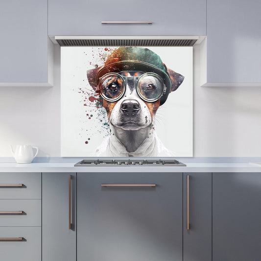 Jack Russell Terrier Dog Splashart Kitchen Splashback