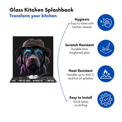 Labrador Retriever Dog Splashart Kitchen Splashback