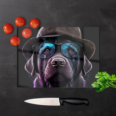 Labrador Retriever Dog Splashart Chopping Board