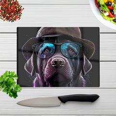 Labrador Retriever Dog Splashart Chopping Board