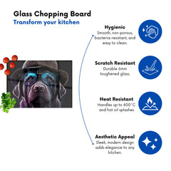 Labrador Retriever Dog Splashart Chopping Board