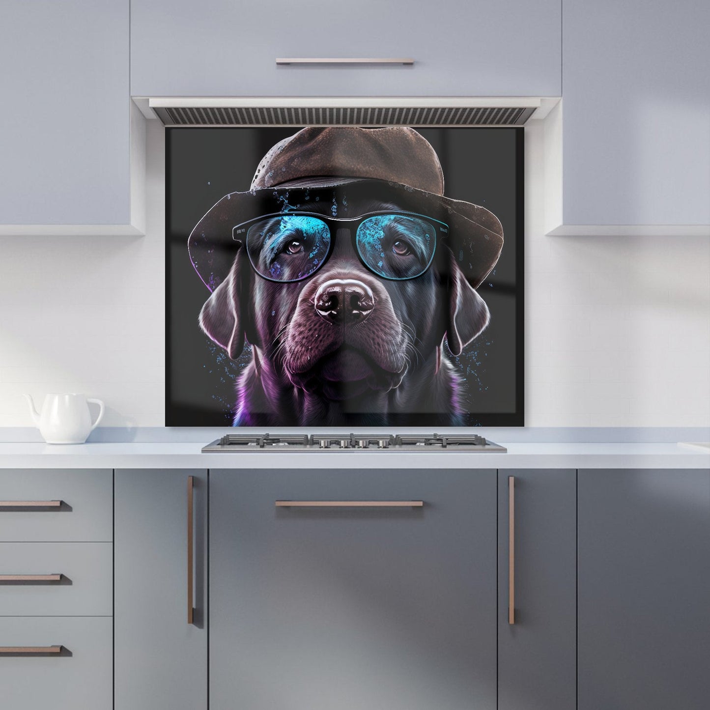 Labrador Retriever Dog Splashart Kitchen Splashback