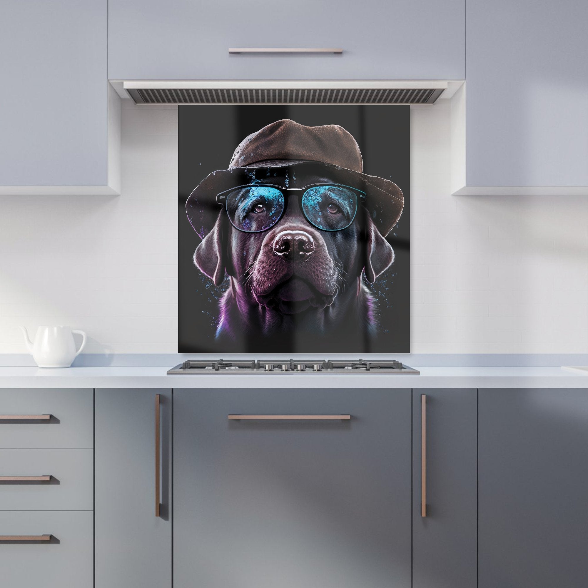 Labrador Retriever Dog Splashart Kitchen Splashback