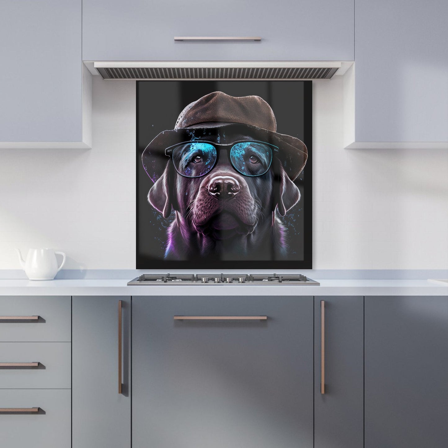 Labrador Retriever Dog Splashart Kitchen Splashback