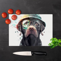 Splashart Labrador Retriever Dog  Chopping Board