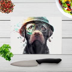 Splashart Labrador Retriever Dog  Chopping Board
