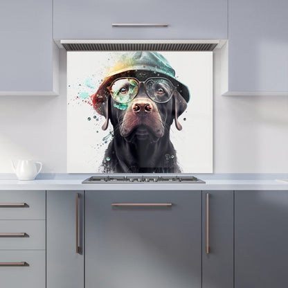 Splashart Labrador Retriever Dog  Kitchen Splashback